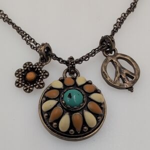 Lucky Brand Multicolor Pendant Necklace